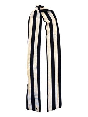 Vineyard Vines Navy/White Striped Scarf